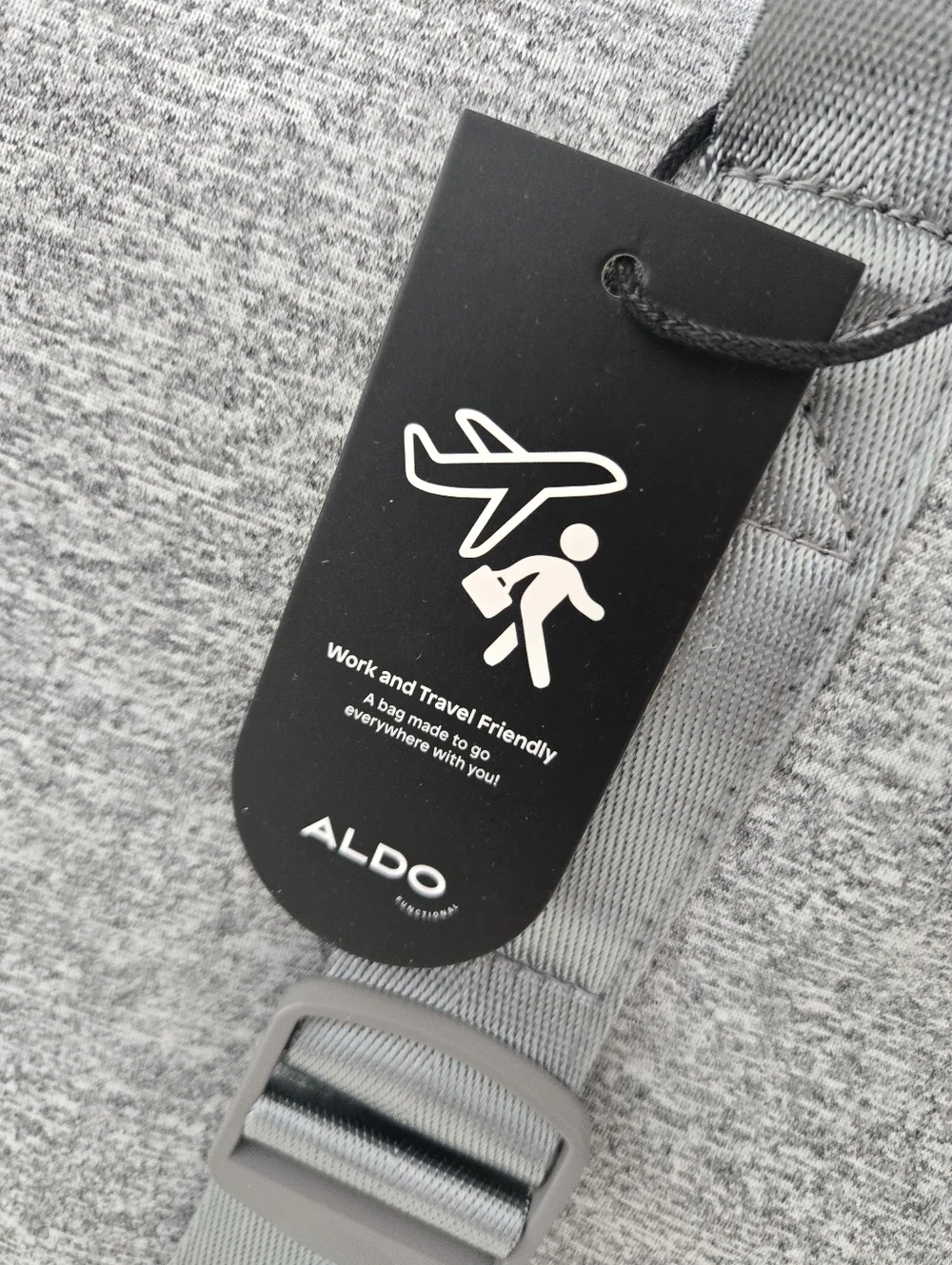 ALDO BRODDIE UNISEX - Weekend bag - Heathered Grey. One size. New.